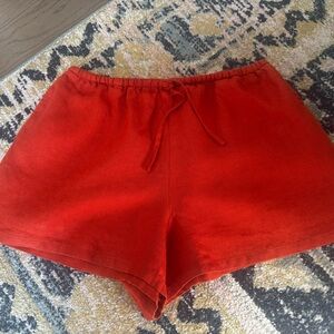 Reformation Zoey Linen Shorts